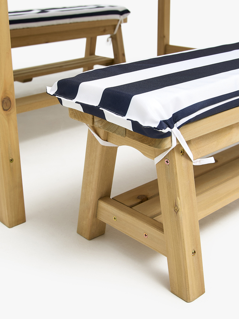 Woodlii Picknickbord Set med Bänkar, Natur
