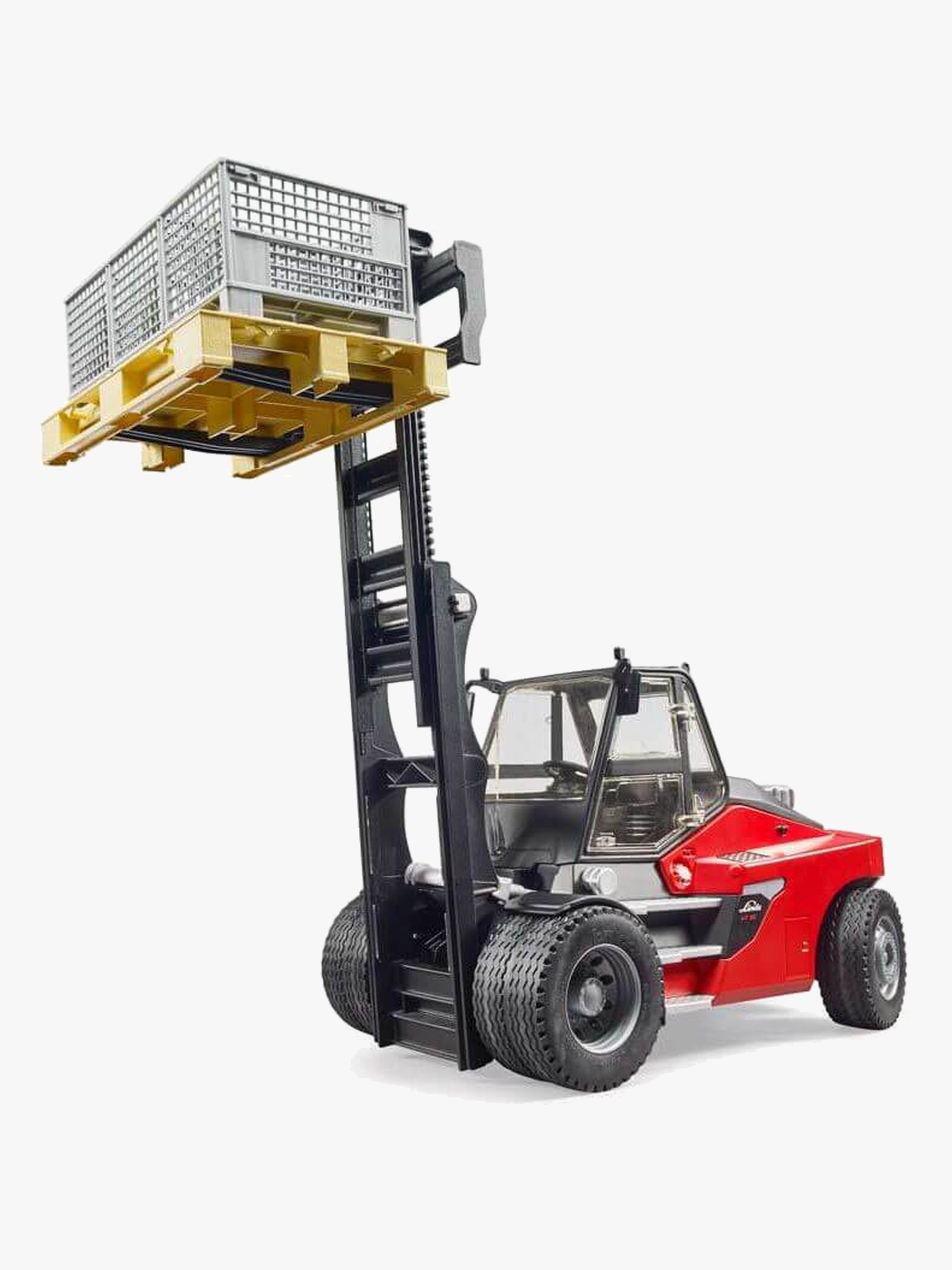 Bruder Linde HT160 Gaffeltruck med Lastpall