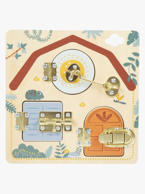 Small Foot Motorikbräda med Lås, Safari