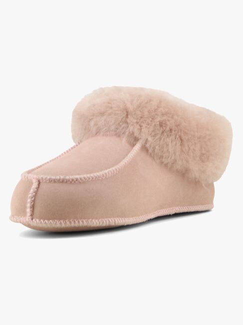 Mjúka Geir Fårskinnstofflor, Rosa