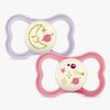 MAM Air Night Silikon Nappar 6-16m, Rosa