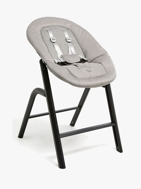 Beemoo Selection Life Matstol Inkl. Babysitter, Walnut/Grey