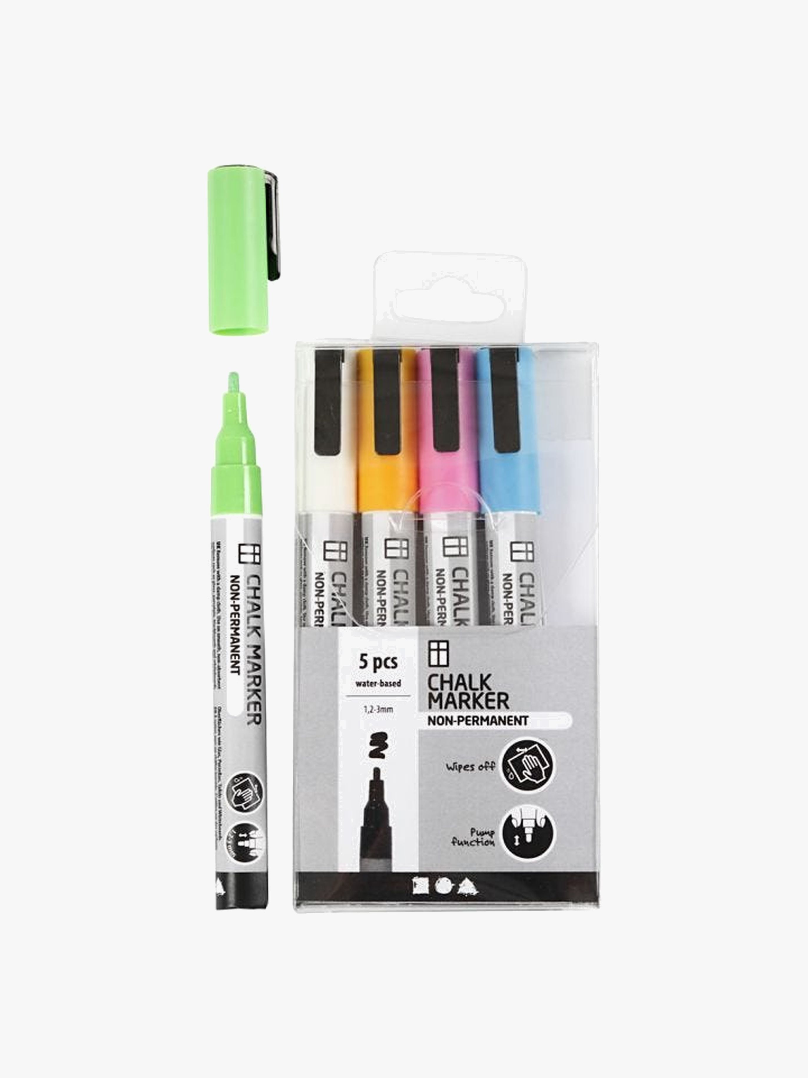 Creativ Company Chalk Markers Starka Färger 5st