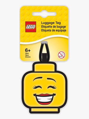 LEGO® Iconic Bagasjemerke Face, Gul