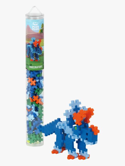 Plus-Plus Byggset med Basplatta & Tub Dino, 4x100 Delar