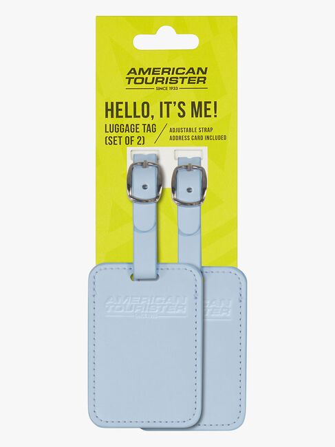 American Tourister Bagagetag 2-Pack, Neptune Blue