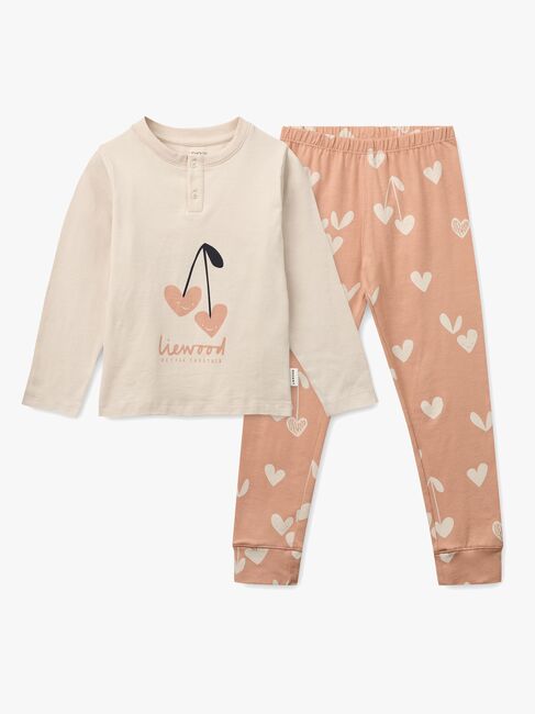 LIEWOOD Wilhelm Pyjamasset, Heart/Sweetheart/Pale tuscany/mix