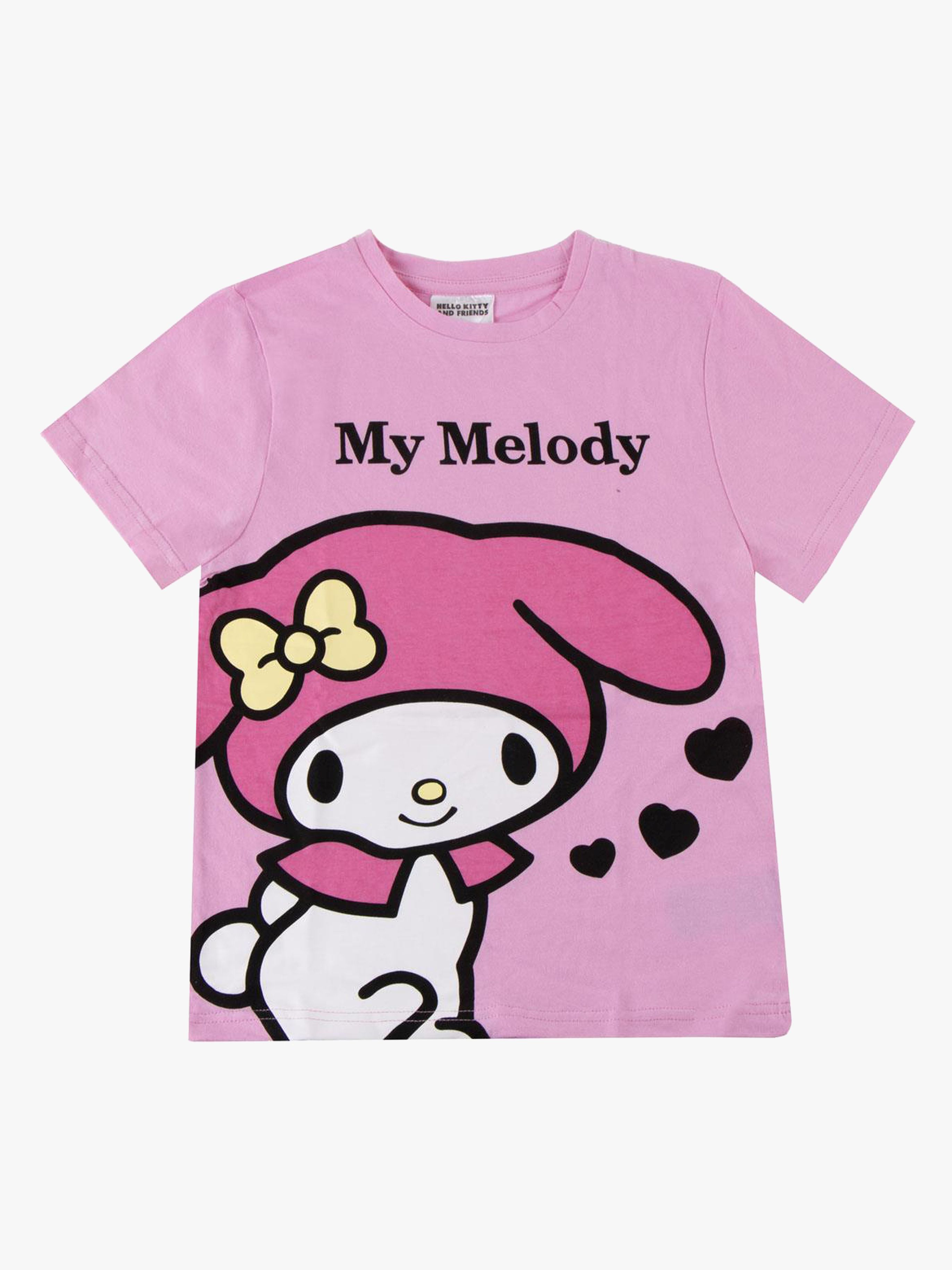 Hello Kitty My Melody T-shirt, Rosa, 116-122