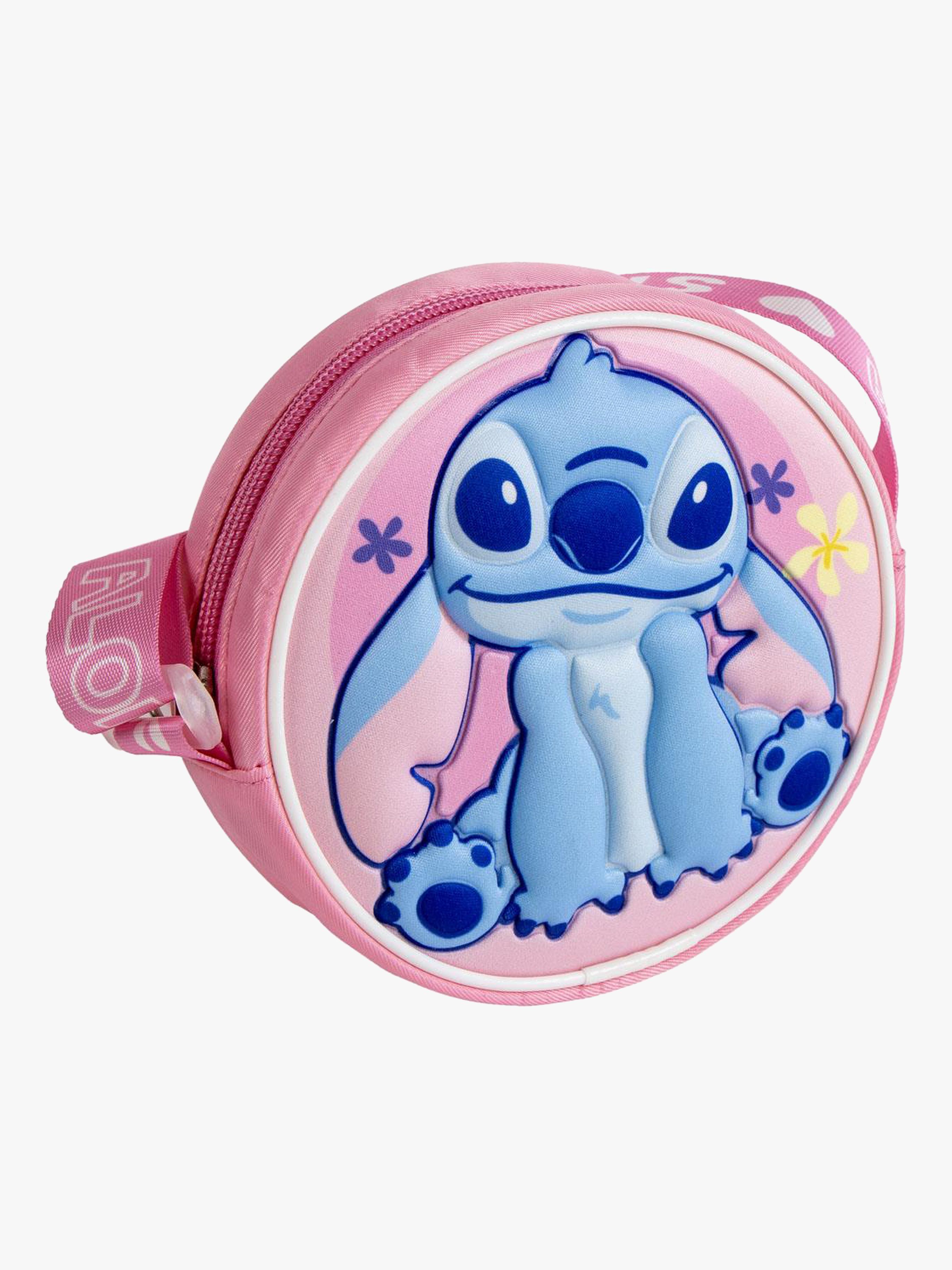 Disney Stitch 3D Axelremsväska, Rosa