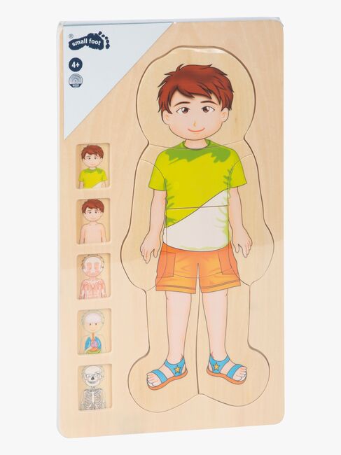 Small Foot Pussel Anatomi, Grön