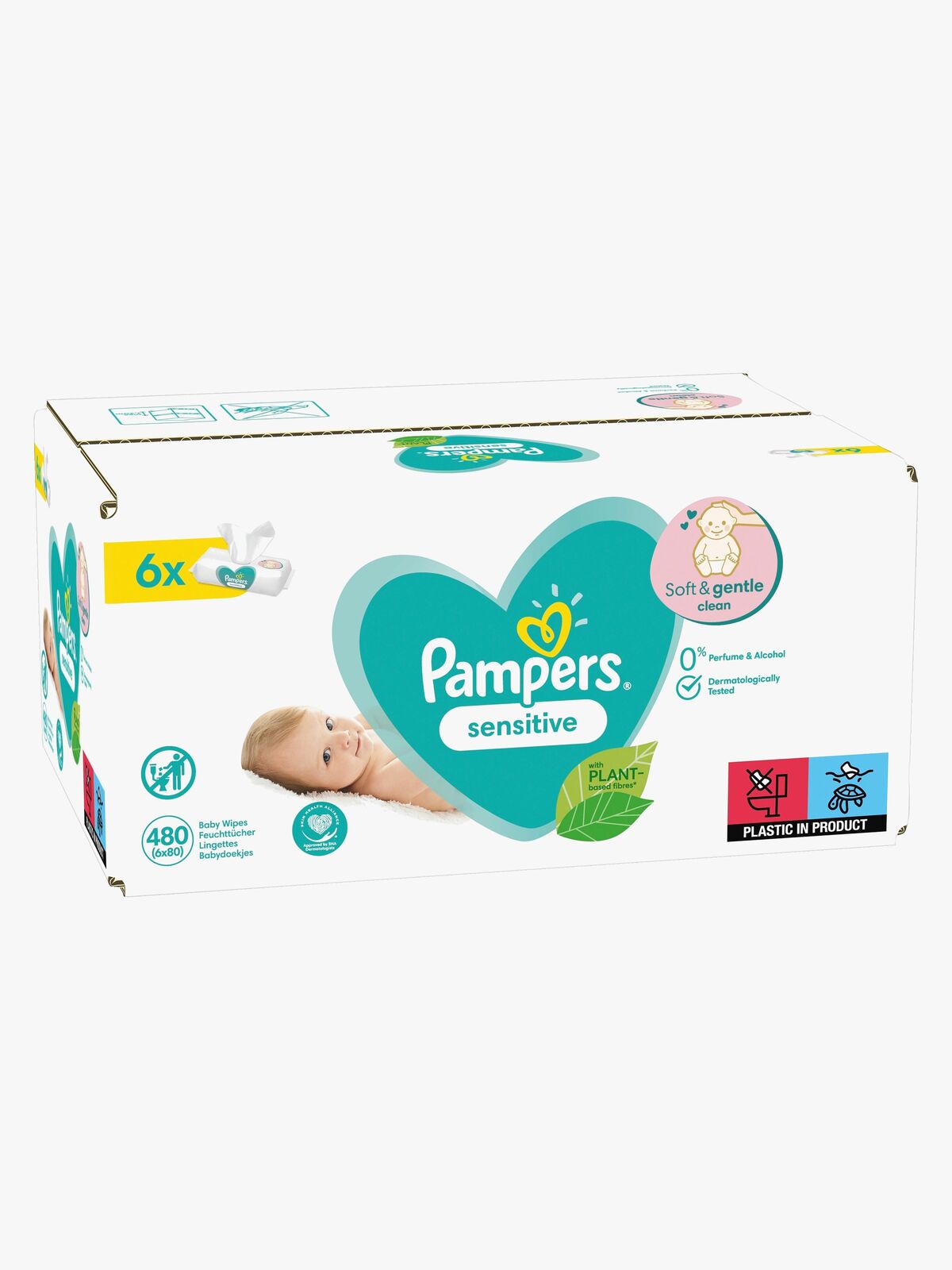 Pampers Sensitive Våtservett 6-Pack