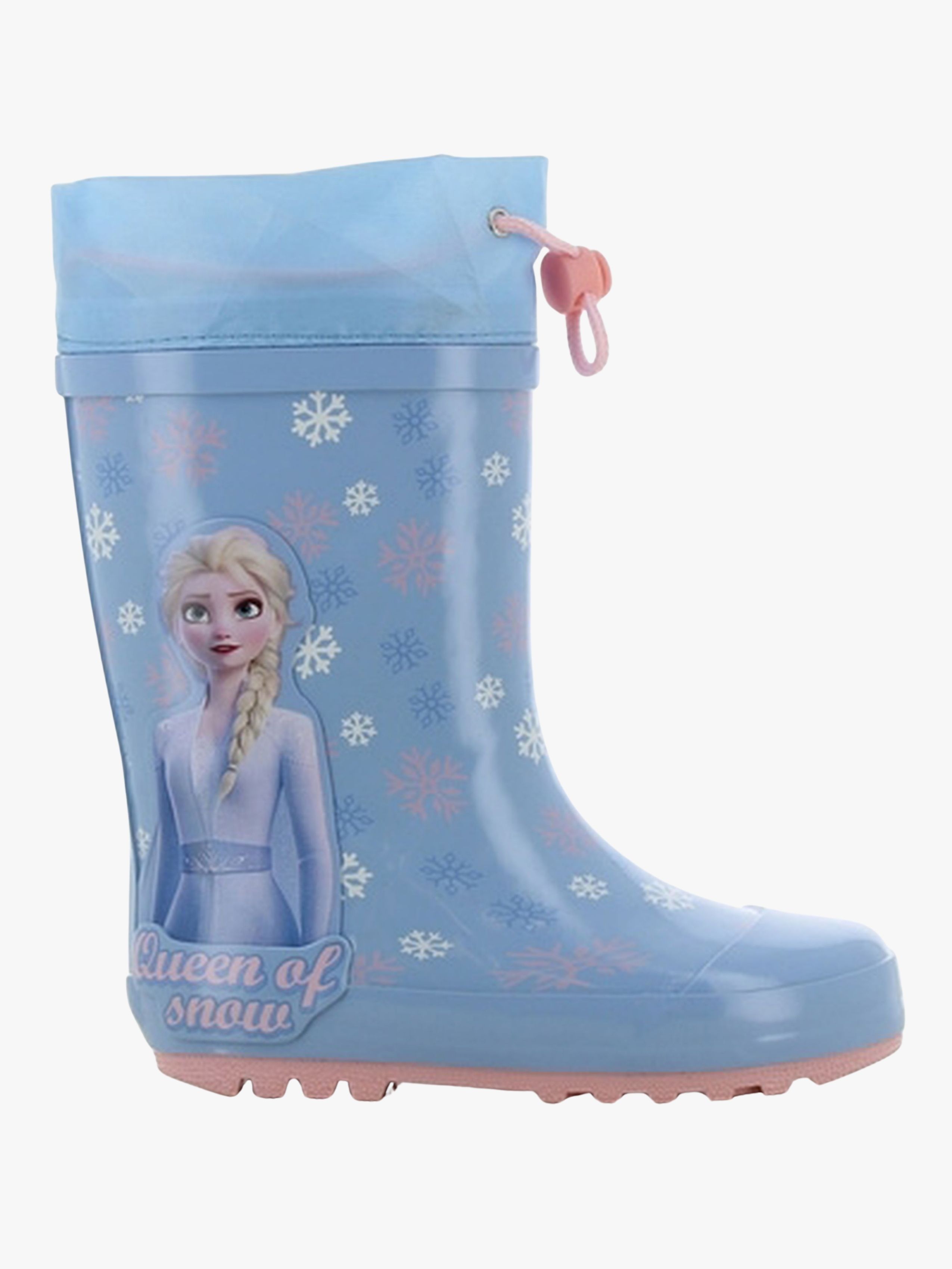 Disney Frozen Fodrade Gummistövlar, Light Blue/Pink, 31