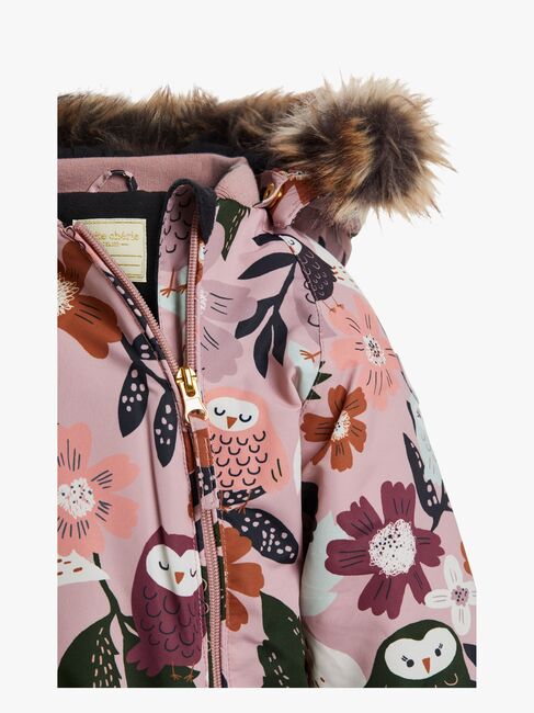 Petite Chérie Atelier Amour Babyoverall, Winterowl Pale Mauve