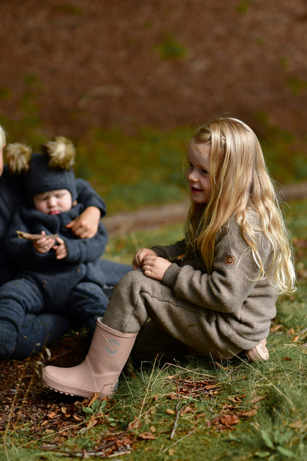 Mikk-Line Ullfleecejacka Barn, Melange Denver