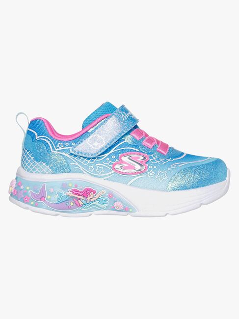 Skechers My Dreamers Lil Mermaid  Blinkande Sneakers, Blue
