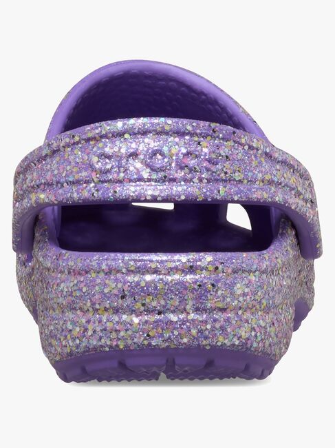 Crocs Classic Fantasy Glitter Kids Tofflor, Lila