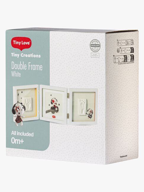 Tiny Love Babyprint Ram Handavtryck Dubbel, Vit