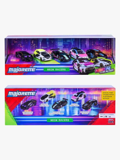 Majorette Die-Cast Bilar Neon Racer Presentförpackning 8504105004-1346_3c.jpg