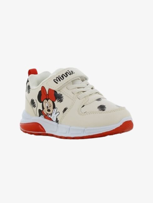 Disney Mimmi Pigg  Blinkande Sneakers, Beige/Black