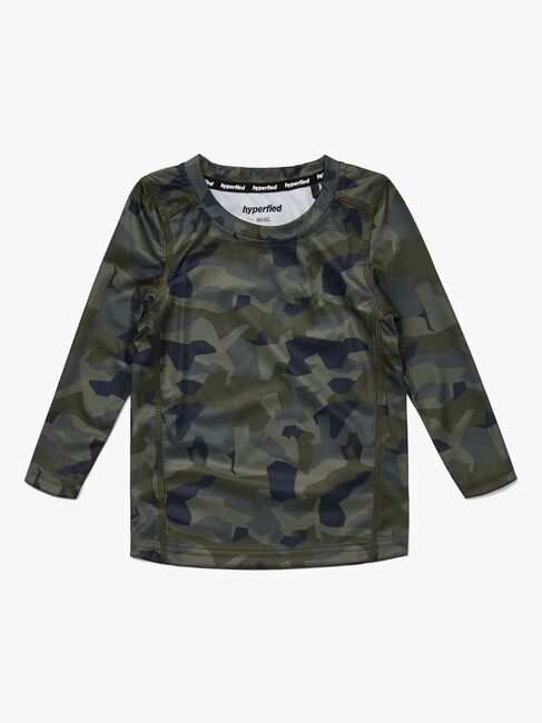 Hyperfied Long Sleeve Logo T-Shirt, Camo