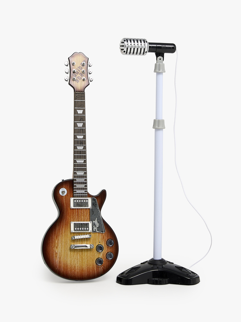 Alex's Garage Leksakselgitarr & Mikrofon Elektrisk