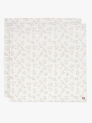 Jollein Muslinfilt 115x115 cm 2-Pack, Leafy Dreams