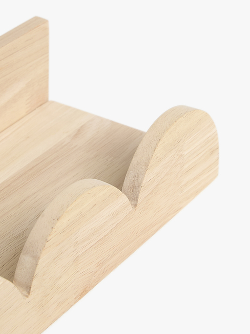 Alice & Fox Dune Vägghylla, Natural Wood