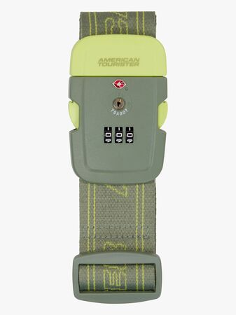 American Tourister TSA Bagagerem, Olive/Lime