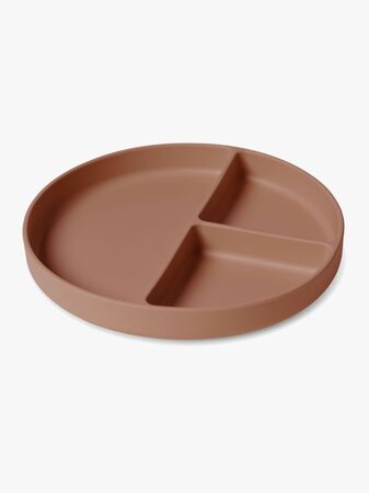 nuuroo Mingo Delad Tallrik Silikon, Chocolate Malt