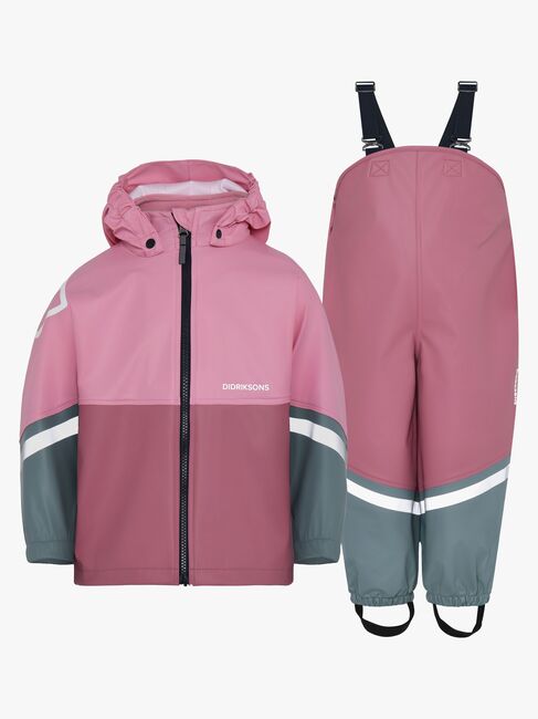 Didriksons Waterman Regnställ, Light Heather Pink