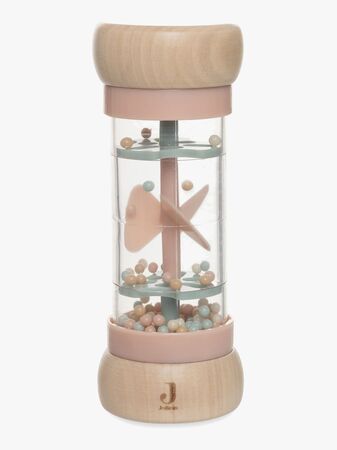 Jollein Rain Rattle Lovely Birds Träskallra, Rosa