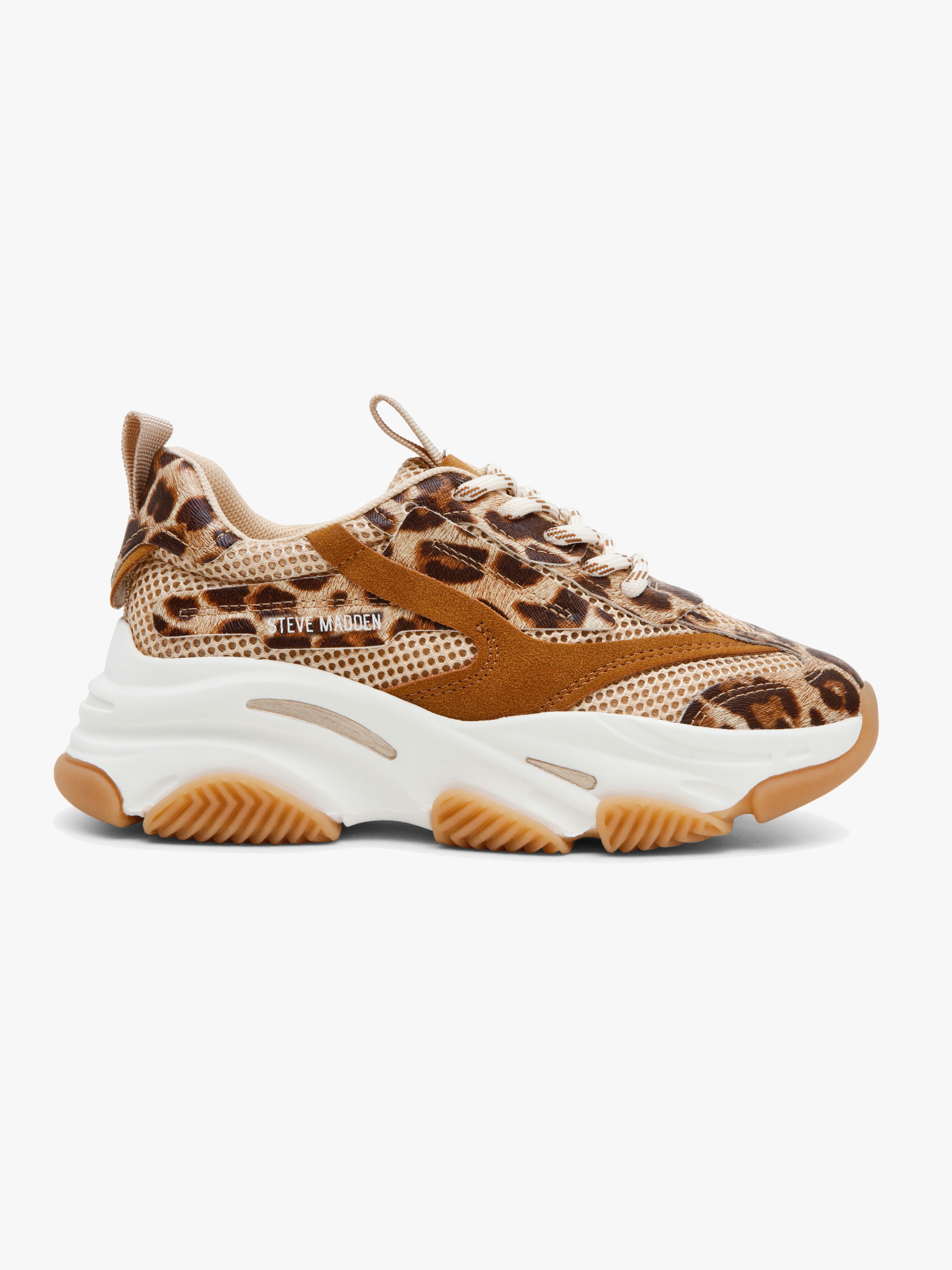 Steve Madden Jpossession Sneakers, Leopard, 33