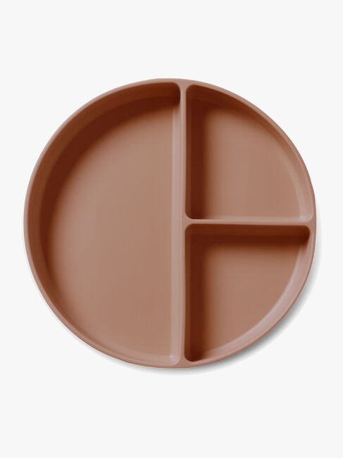 nuuroo Mingo Delad Tallrik Silikon, Chocolate Malt