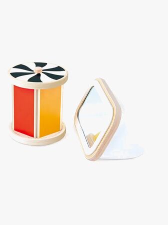 Hape Aktivitetsleksak Snurrande Trumma med Spegel