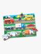 Melissa & Doug Knoppussel Av Trä Fordon 8 Delar