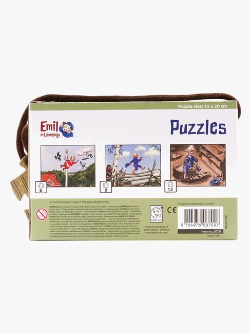 Barbo Toys Emil I Lönneberga Pussel 3-in-1