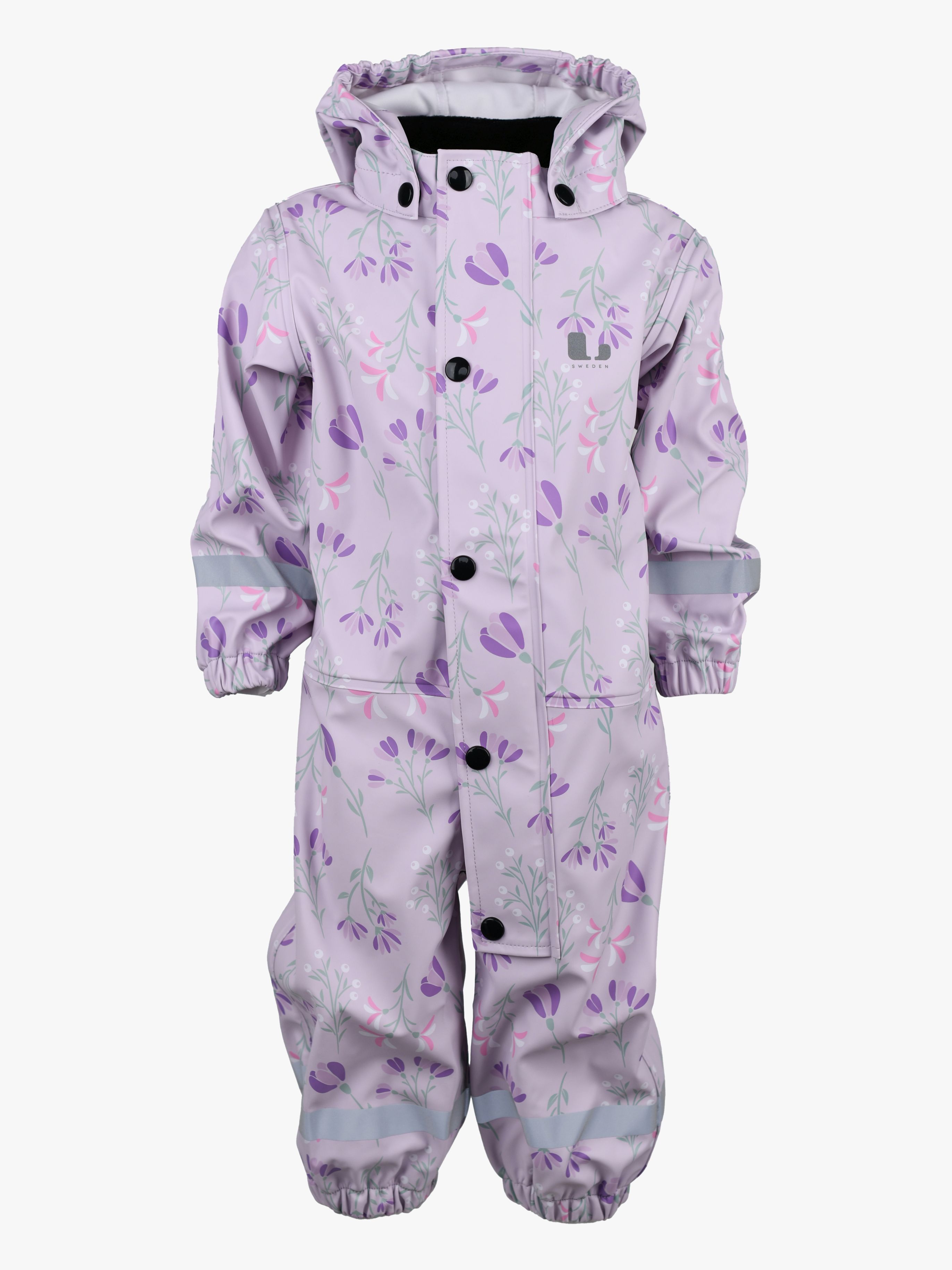 Lindberg Vattholma Regnoverall, Lavender/Pink, 98