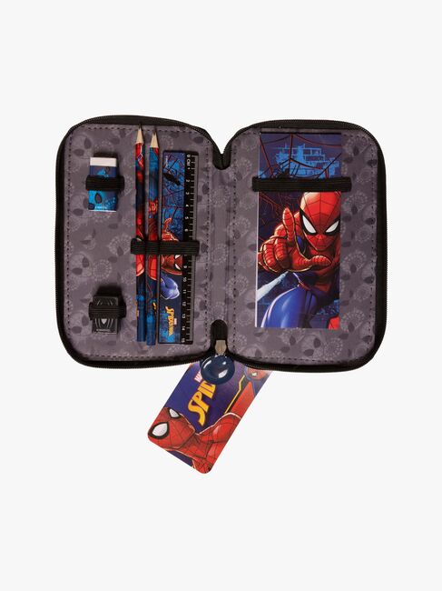 Marvel Spider-Man Dubbelpennfodral, Blå
