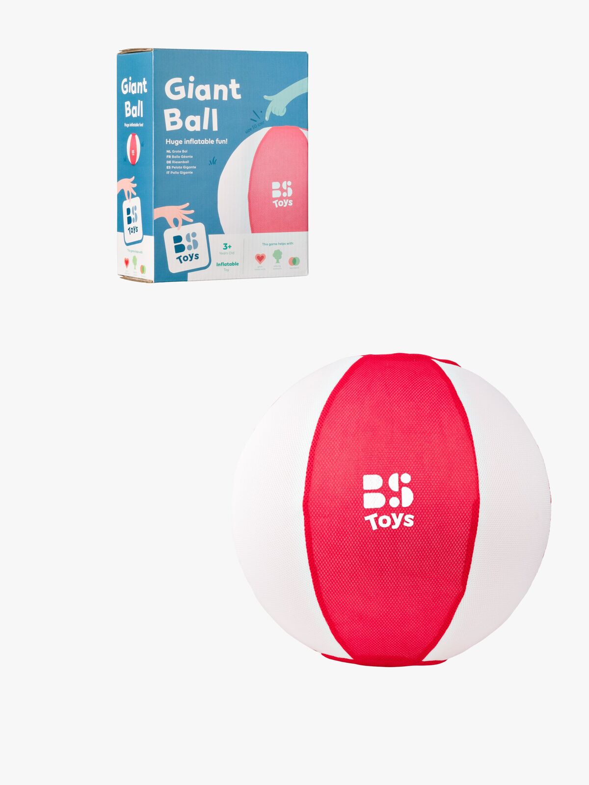 BS Toys Jätteboll, Röd