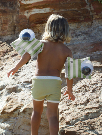 SUNNYLiFE Armpuffar, Shark Tribe Khaki