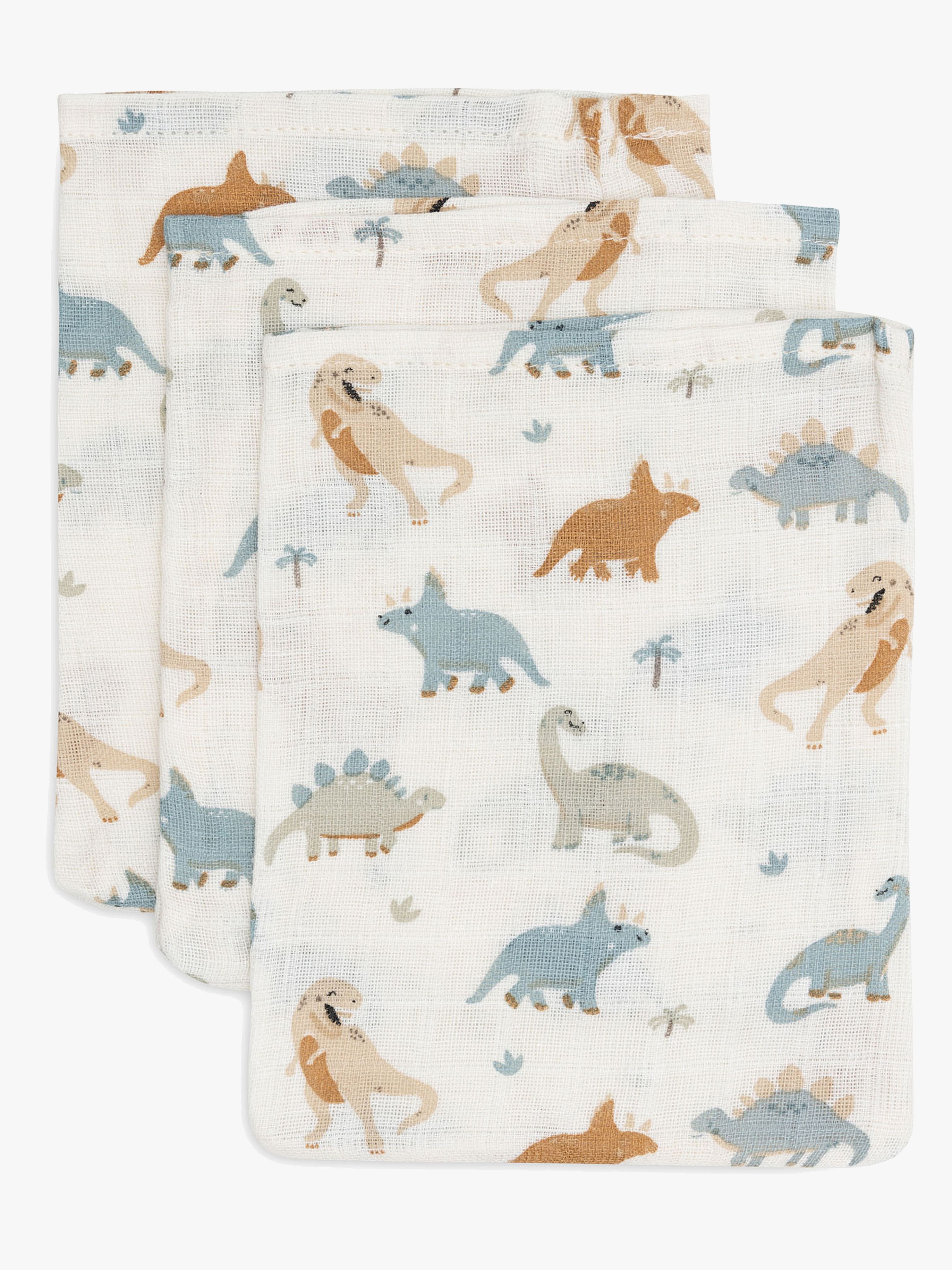 Jollein Tvättvante Muslin 3-Pack, Roarsome