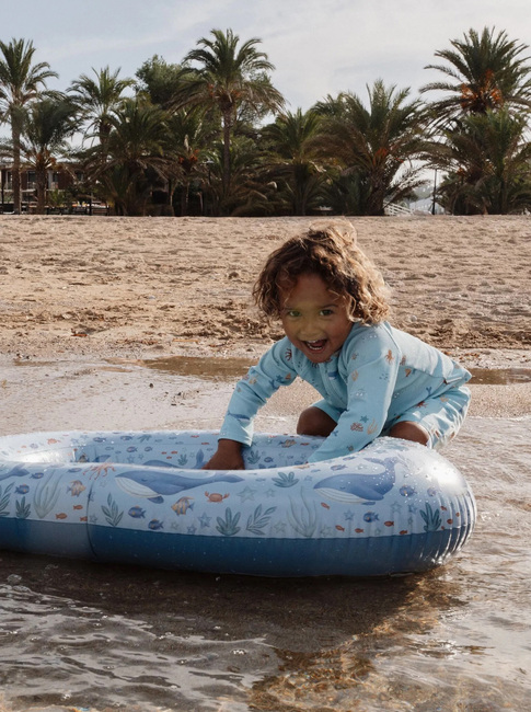 Little Dutch Badmadrass Ocean World Båt, Blue