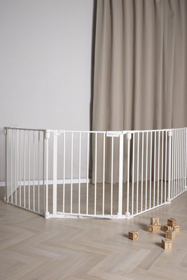 Beemoo SAFE Protect Sicherheitsgitter/Raumteiler 5 Paneele, White