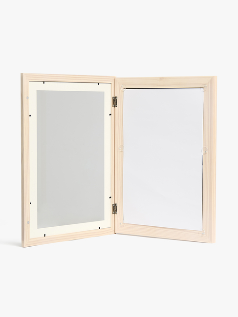 Minitude OLIVER  Öppningsbar Ram A3, 100 Ark, White Wash