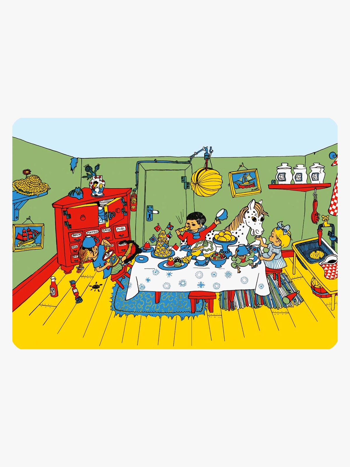 Pippi Långstrump Underlägg