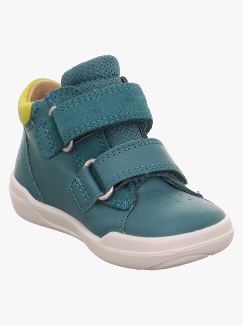 Superfit Superfree Barefoot WP Mid Sneakers, Grön/Gul