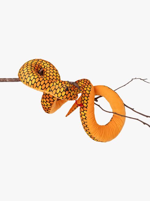 Teddykompaniet Gosedjur Orm 200 cm, Orange