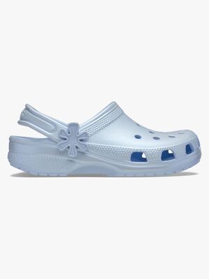 Crocs Classic Pearl Shine Tofflor, Blue Frost