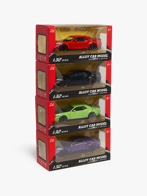 Dodge Modellautos Die-Cast Racerbil 1:32 Blandad