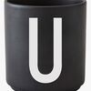 Design Letters Mugg Porslin U, Svart